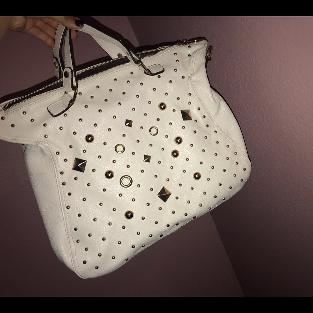 White handbag